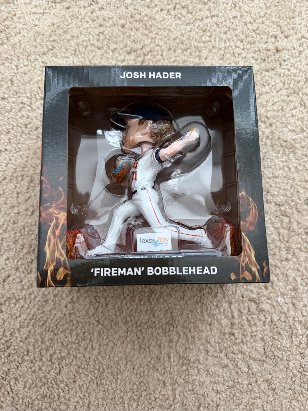 Nike White and Black 'Fireman' Bobblehead in Box